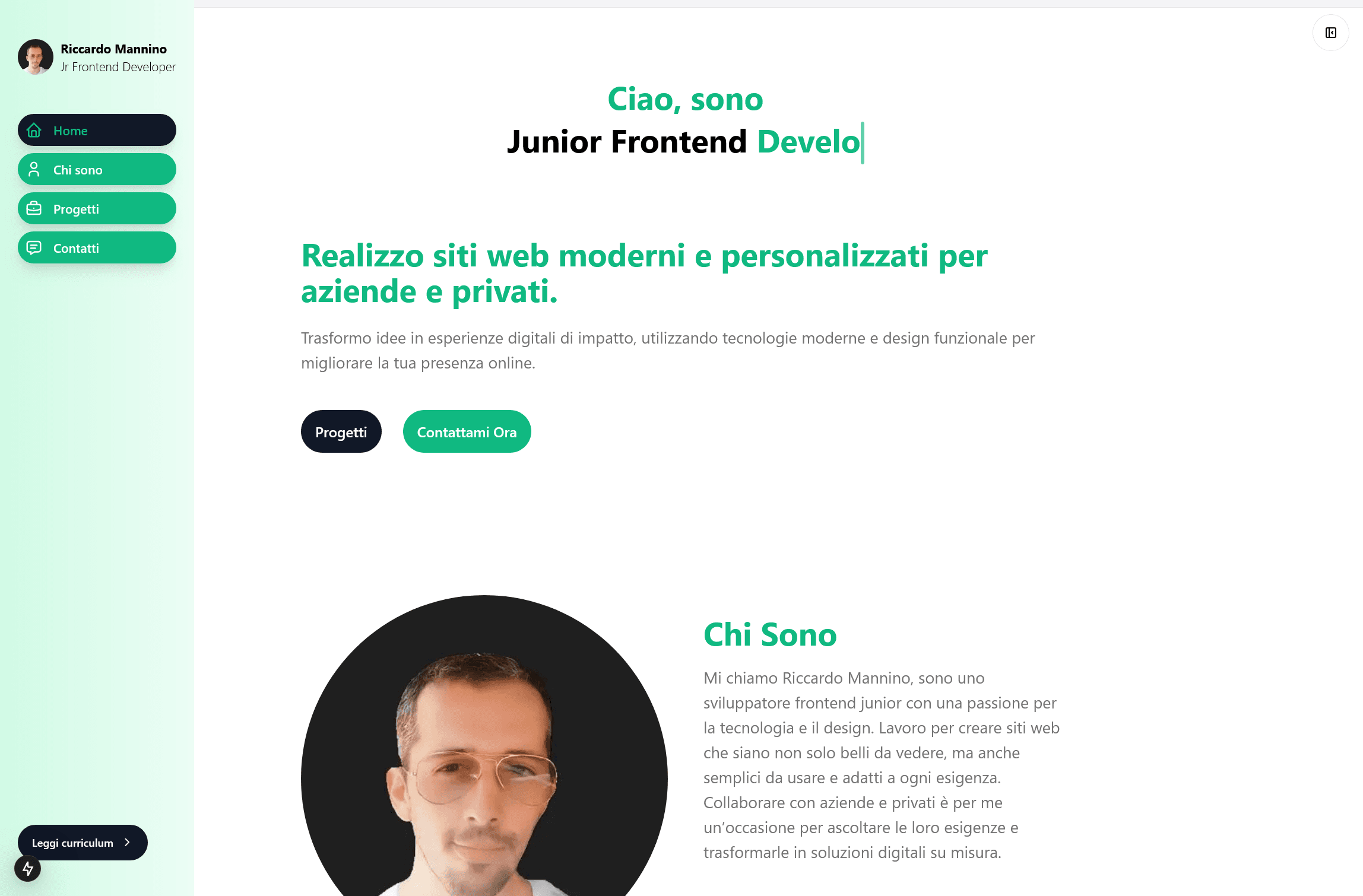 Sito Portfolio